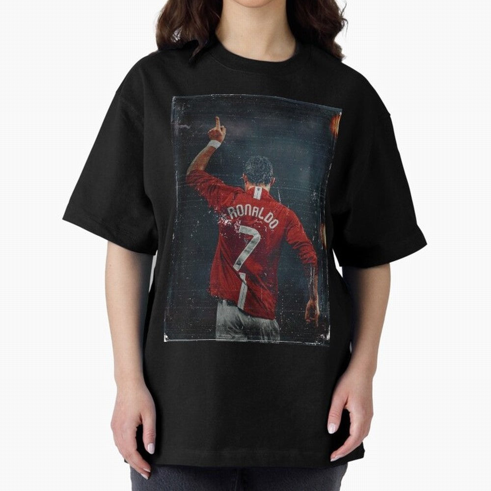 Cristiano Ronaldo Vintage Oversized T-Shirt Bring Stadium Energy to Global Football Passion for FIFA World Cup 2026, Driven by Cristiano Ronaldo, Haaland and CR7, Argentina and Brazil, Football Festival Excitement, Trophy Ambitions, Country