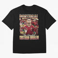 Cristiano Ronaldo Portugal Vintage Oversized T-Shirt Support Iconic Players in FIFA World Cup 2026 Made for CR7 and Messi, Argentina, France and Brazil Energy, Football History, Final Match Energy, Crowd Noise and Once in a Lifetime Moments; Great