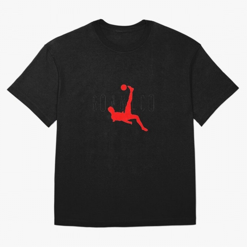 Air Ronaldo Oversized T-Shirt Live the Energy of FIFA World Cup 2026 Group Stage Spirit, Highlighting France, CR7 and Messi, Championship Spirit, Famous Goals, Roaring Crowds and International Football Unity; Made for Collectors Who Enjoy Iconic