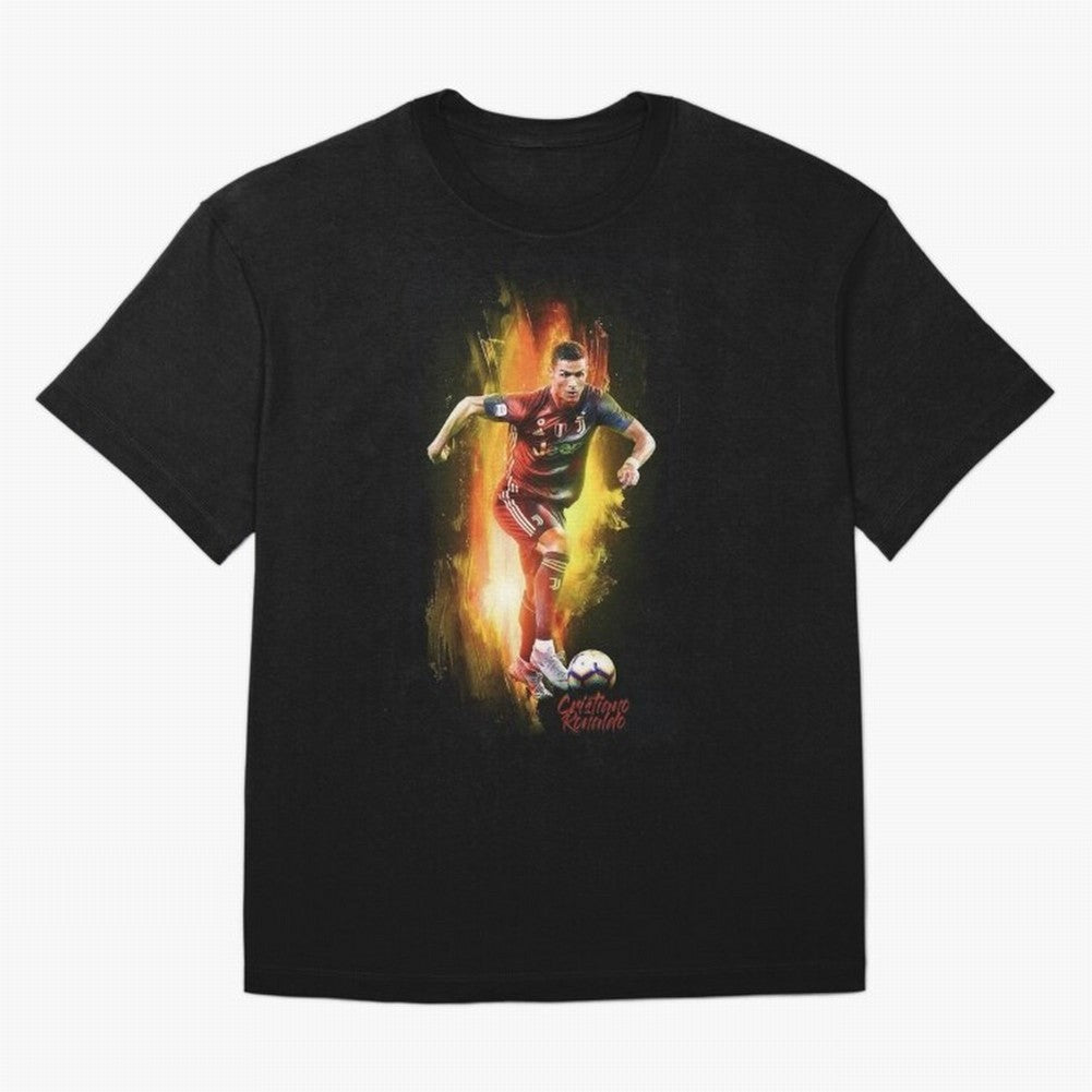 Ronaldo Wallpaper Oversized T-Shirt Feel FIFA World Cup 2026 USA Canada Mexico Spirit, Driven by Brazil, Haaland, Retro Football Energy, Iconic Rivalries, Trophy Chase Drama and Stadium Atmosphere; Ideal for Fans Who Follow Messi, Cristiano