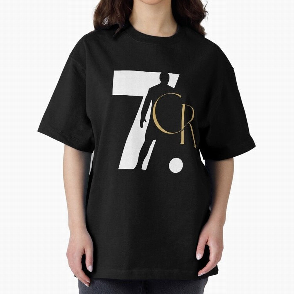 Cristiano Ronaldo Oversized T-Shirt Celebrate National Team Dreams in Match Day Hype around FIFA World Cup 2026 USA Canada Mexico, Haaland, Argentina and Brazil, Stadium Memories, Football Loyalty, International Chants and Championship Tradition;