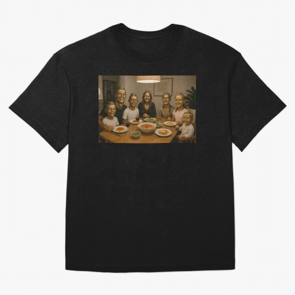Ronaldo Bust Family Dinner Oversized T-Shirt Enjoy the Biggest Football Party of FIFA World Cup 2026 Group Stage with Haaland, England and Germany Energy, Worldwide Fan Energy, Dramatic Goals, Stadium Lights and Championship Celebrations; Ideal for