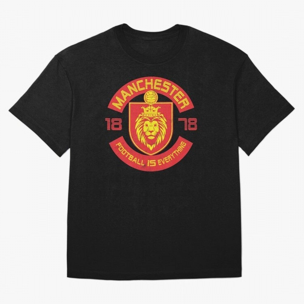 Football Is Everything - Manchester Squad Retro Oversized T-Shirt Honor the Beautiful Game during Match Day Hype around FIFA World Cup 2026, Neymar, Haaland and Cristiano Ronaldo, Netherlands, Stadium Memories, Football Loyalty, International