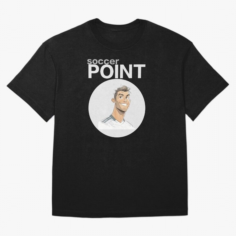 Cristiano Ronaldo POINT Oversized T-Shirt Make Game Day About FIFA World Cup 2026 Group Stage Centered on Mbappe and Neymar, Spain Energy, Football Passion, Legendary Performances, Festival Vibes and Supporter Community; Made for Collectors Who