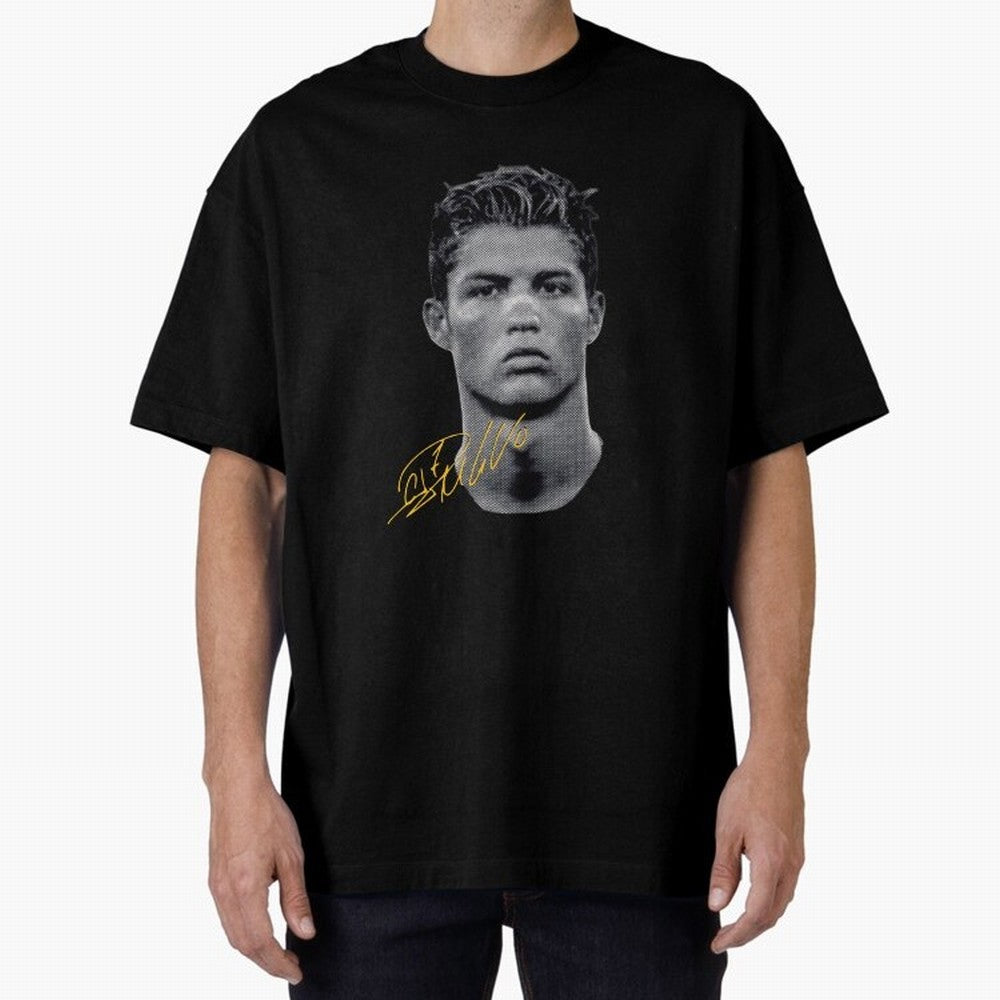Vintage Cristiano Ronaldo Oversized T-Shirt Celebrate Classic Football Spirit in FIFA World Cup 2026 for Fans of Messi, Neymar and Mbappe and Netherlands, Bringing Match Day Excitement, Supporter Culture, Golden Goals and Global Football Passion;