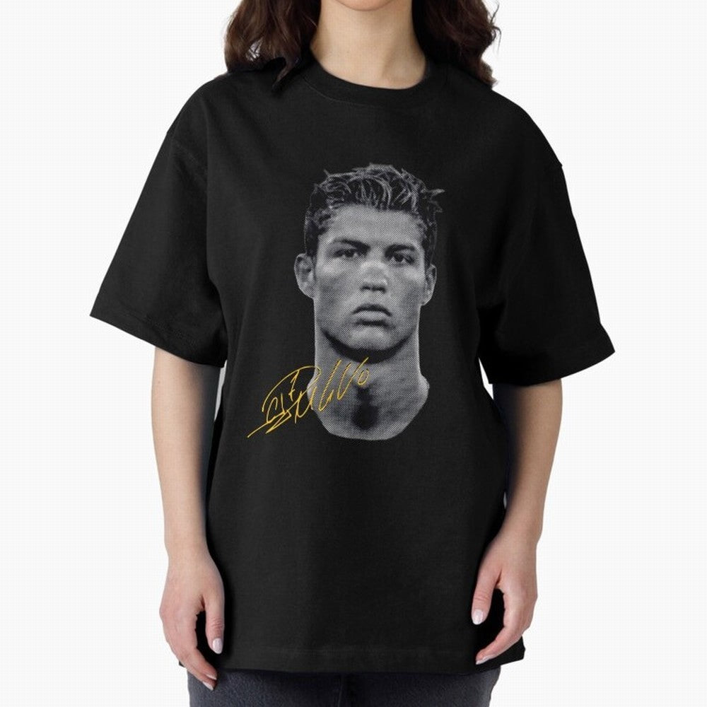 Vintage Cristiano Ronaldo Oversized T-Shirt Celebrate Classic Football Spirit in FIFA World Cup 2026 for Fans of Messi, Neymar and Mbappe and Netherlands, Bringing Match Day Excitement, Supporter Culture, Golden Goals and Global Football Passion;