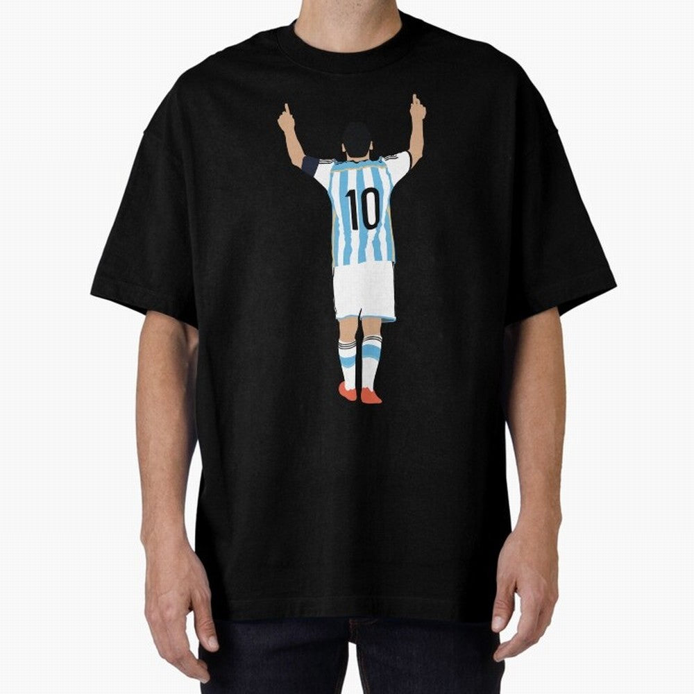 Lionel Messi, #m30 Oversized T-Shirt Honor Champions and Dreams in the FIFA World Cup 2026 USA Canada Mexico Journey through Neymar, Haaland and Cristiano Ronaldo Highlights, England, France and Netherlands Pride, Goal Celebration Energy, Supporter