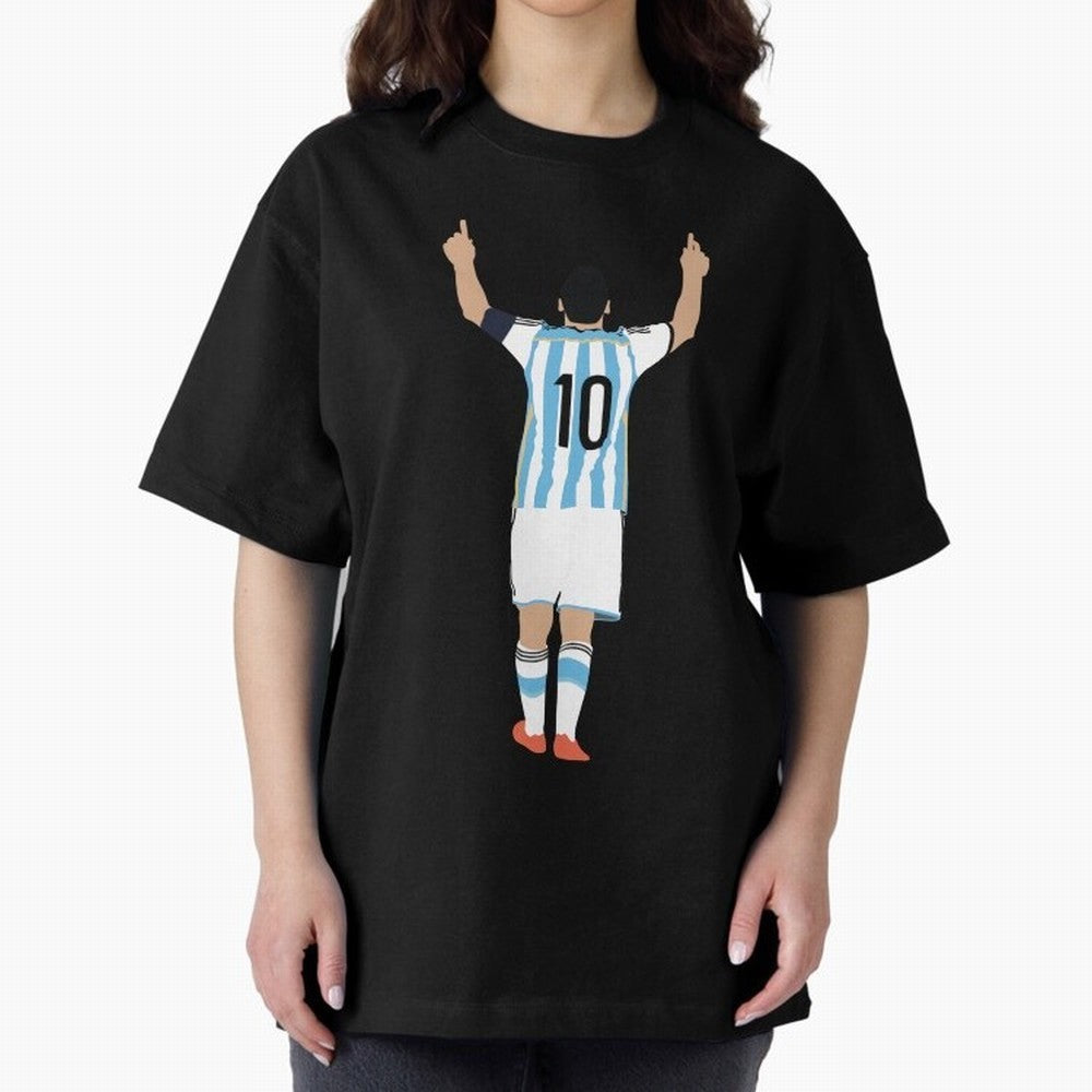 Lionel Messi, #m30 Oversized T-Shirt Honor Champions and Dreams in the FIFA World Cup 2026 USA Canada Mexico Journey through Neymar, Haaland and Cristiano Ronaldo Highlights, England, France and Netherlands Pride, Goal Celebration Energy, Supporter