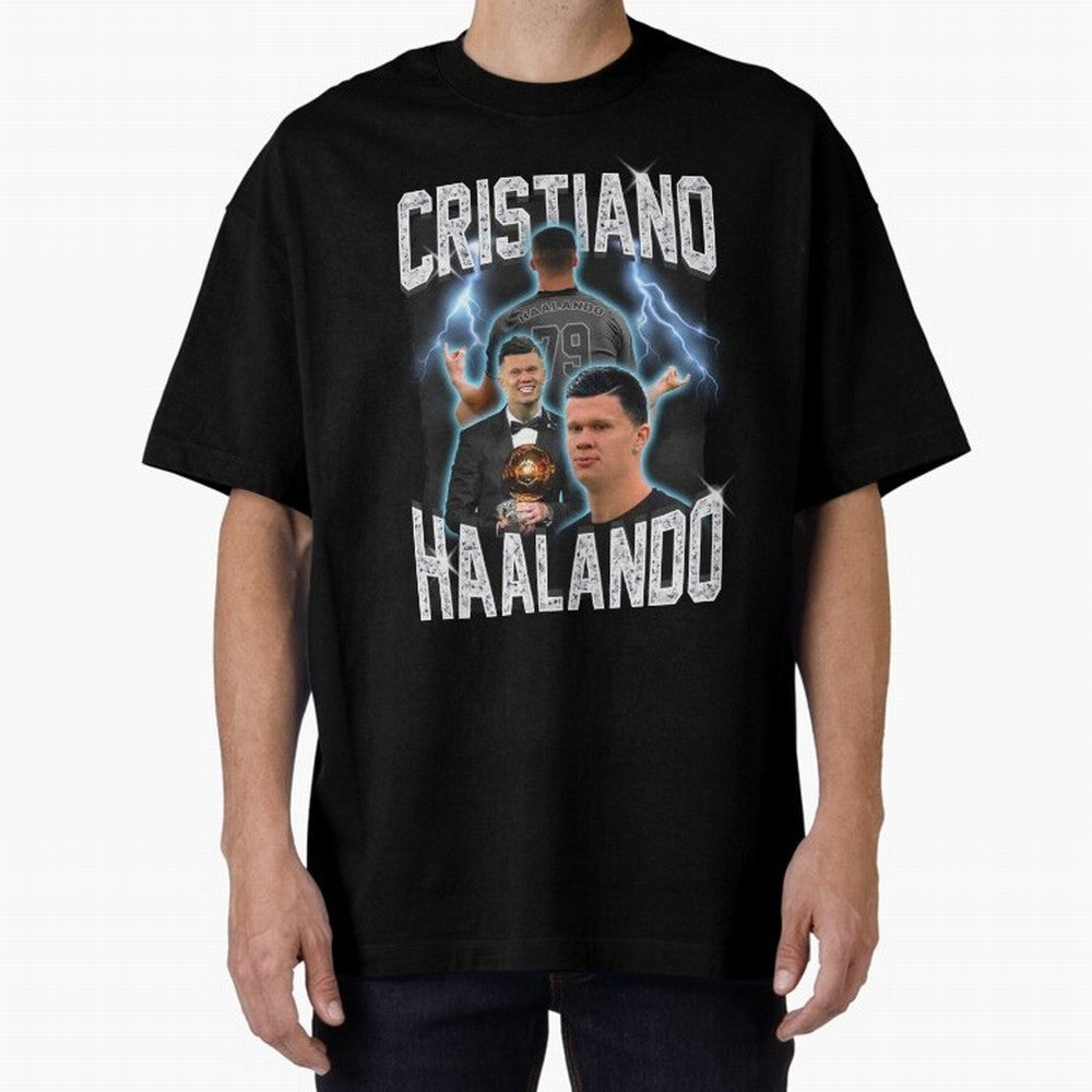 Cristiano Haalando Oversized T-Shirt Share FIFA World Cup 2026 Group Stage Inspired by Mbappe, England and Germany Energy, Supporter Pride, Iconic Celebrations, Legendary Names and Global Match Day Energy; Perfect for People Who Love Argentina,