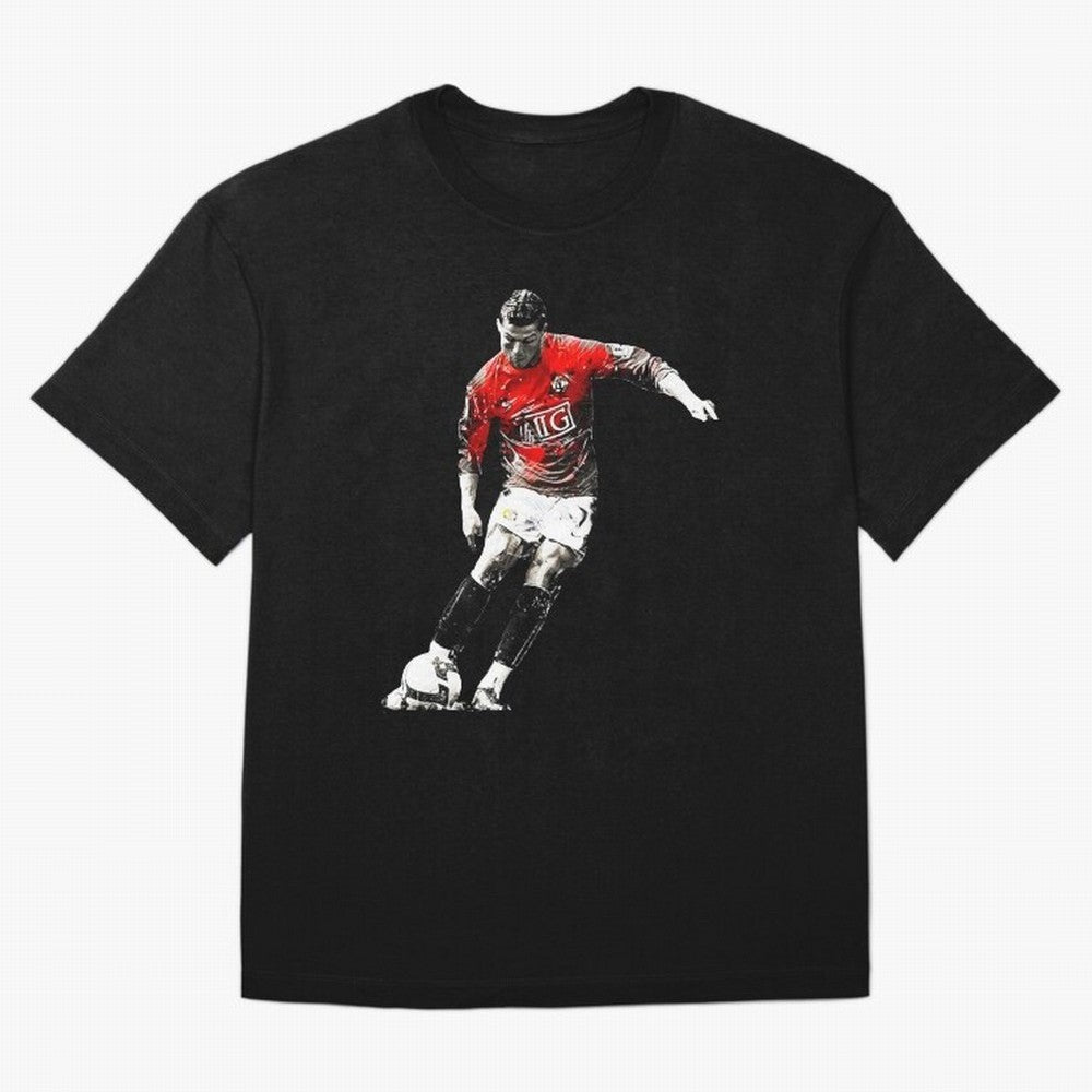 Cristiano Ronaldo Manchester 2008 Oversized T-Shirt Stand with Match Day Hype around FIFA World Cup 2026, Messi and Cristiano Ronaldo, Netherlands, Match Day Excitement, Supporter Culture, Golden Goals and Global Football Passion; Perfect for