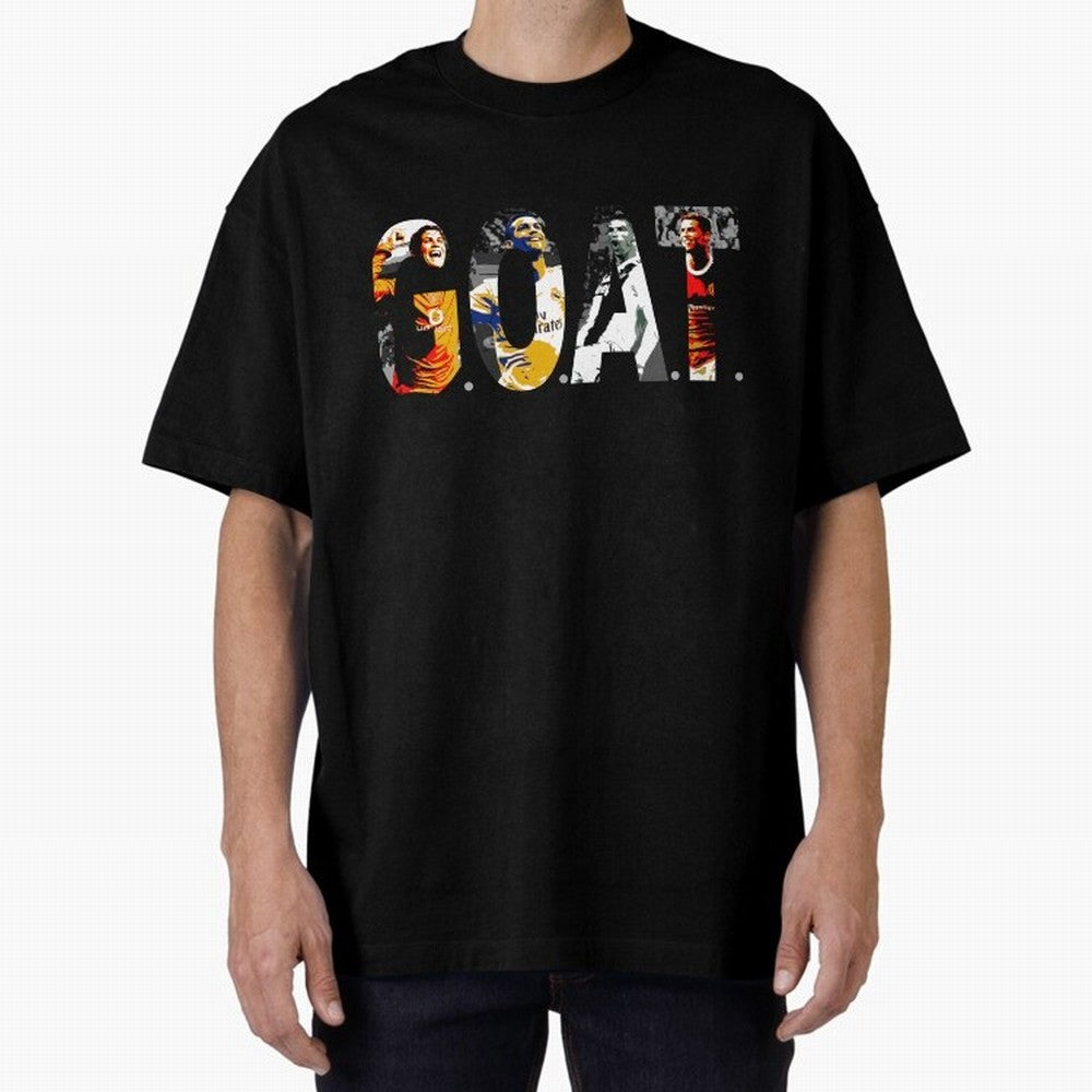 Cristiano Ronaldo, Greatest Football Player of All Time Oversized T-Shirt Celebrate the Next Chapter of the FIFA World Cup 2026 Journey through Messi Highlights, Argentina Pride, Worldwide Fan Energy, Dramatic Goals, Stadium Lights and Championship