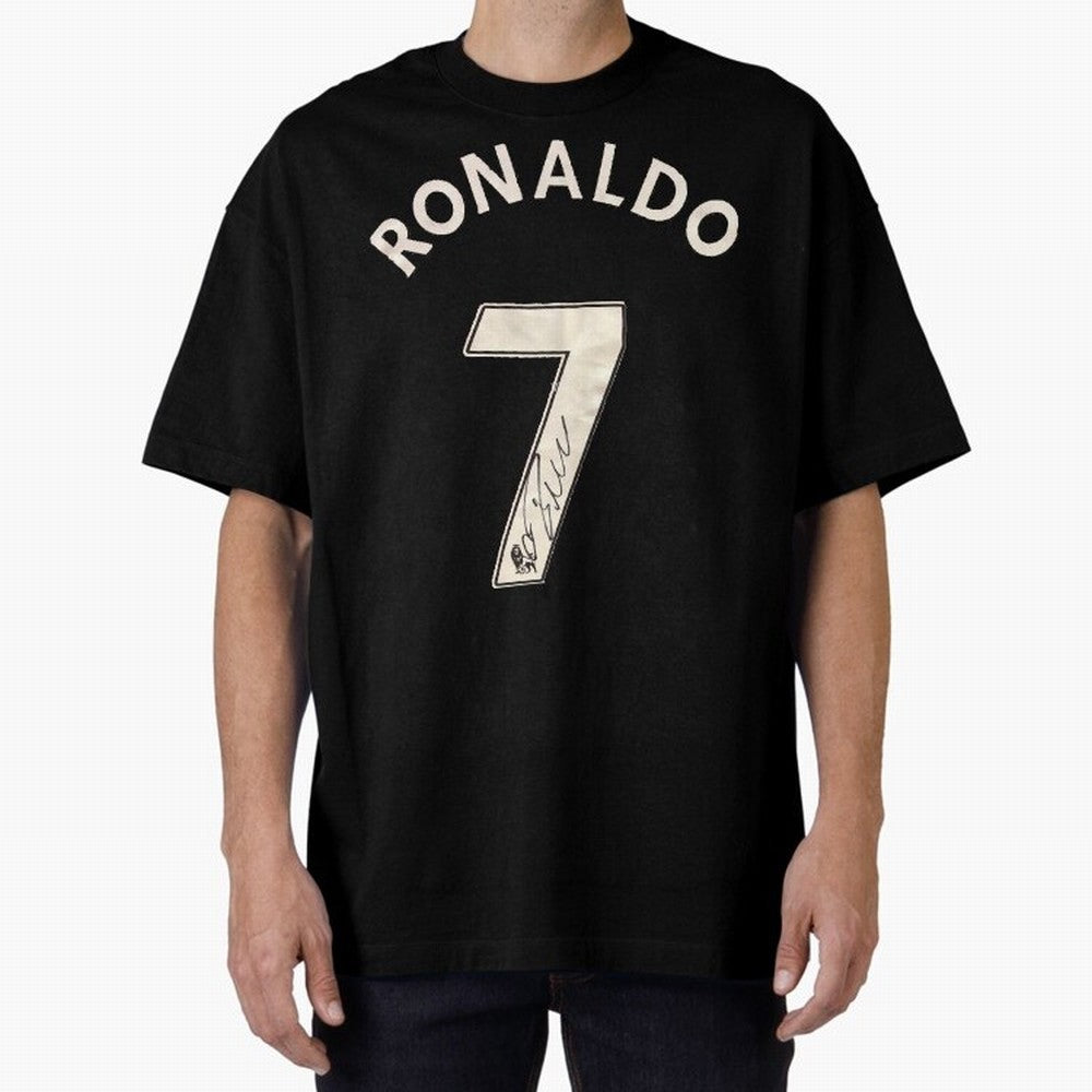 CR7 Uniform with signature Oversized T-Shirt Feel the FIFA World Cup 2026 Group Stage Journey through Mbappe Highlights, Portugal, Spain and Germany Pride, Stadium Chants, National Pride, Trophy Dreams and Unforgettable Football Memories; Perfect