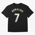 CR7 Uniform with signature Oversized T-Shirt Feel the FIFA World Cup 2026 Group Stage Journey through Mbappe Highlights, Portugal, Spain and Germany Pride, Stadium Chants, National Pride, Trophy Dreams and Unforgettable Football Memories; Perfect