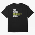 Eat sleep siuuu repeat Oversized T-Shirt Feel the Roar of FIFA World Cup 2026 USA Canada Mexico Centered on Haaland, Brazil, Portugal and Argentina Energy, Championship Spirit, Famous Goals, Roaring Crowds and International Football Unity; Perfect