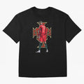 Cristiano Ronaldo Portugal Logo Oversized T-Shirt Show Your Love for the FIFA World Cup 2026 USA Canada Mexico Journey through Messi Highlights, England Pride, Classic Soccer Heritage, Championship Pressure, Fan Loyalty and International Pride;