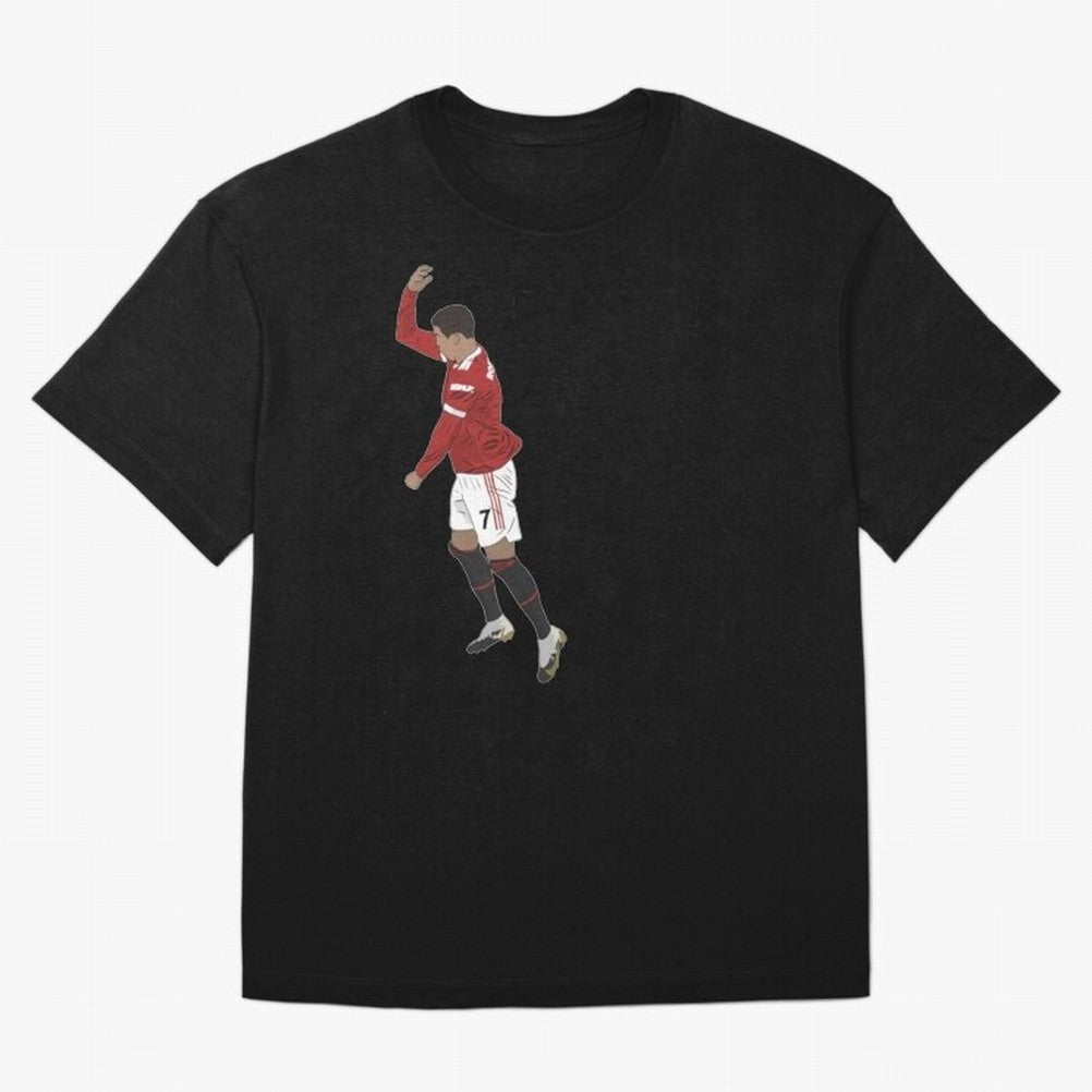 cristiano ronaldo siuuu Oversized T-Shirt Honor Football Greatness during FIFA World Cup 2026 USA Canada Mexico for Fans of Haaland and France, Bringing Retro Football Energy, Iconic Rivalries, Trophy Chase Drama and Stadium Atmosphere; Ideal for