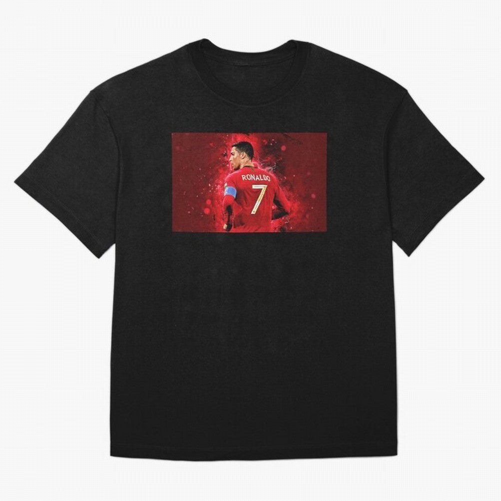 Cristiano Ronaldo Oversized T-Shirt Back Your Heroes with FIFA World Cup 2026 Group Stage Spirit, Filled with Portugal, Spain and Germany, Messi, CR7 and Mbappe, Stadium Memories, Football Loyalty, International Chants and Championship Tradition;