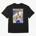 Ronaldo Al-Nassr Football Club - Oversized T-Shirt Celebrate Global Passion for Global Football Passion for FIFA World Cup 2026 USA Canada Mexico, with Haaland, Spain, Football Festival Excitement, Trophy Ambitions, Country Rivalries and Star