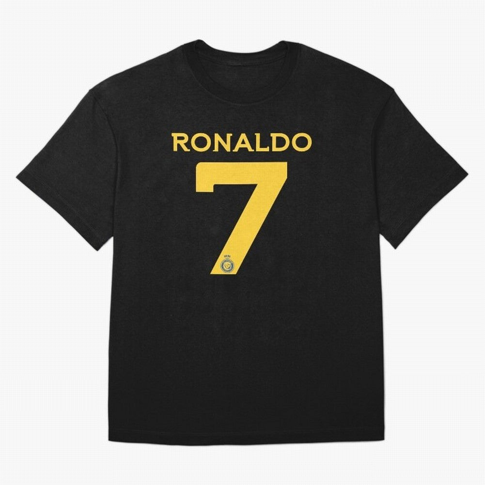 Ronaldo 7 Al-Nassr Football Club - Oversized T-Shirt Embrace Global Football Passion for FIFA World Cup 2026, Centered on Messi, Argentina and Brazil, Football History, Final Match Energy, Crowd Noise and Once in a Lifetime Moments; Made for Die
