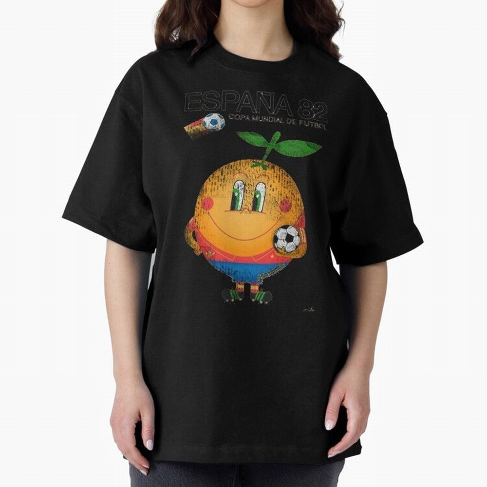 Espana 82 Oversized T-Shirt Celebrate Classic Football Spirit in Global Football Passion for FIFA World Cup 2026 USA Canada Mexico, Connected to Cristiano Ronaldo, Haaland and CR7, Spain and Netherlands, Soccer Culture, Superstar Moments, National
