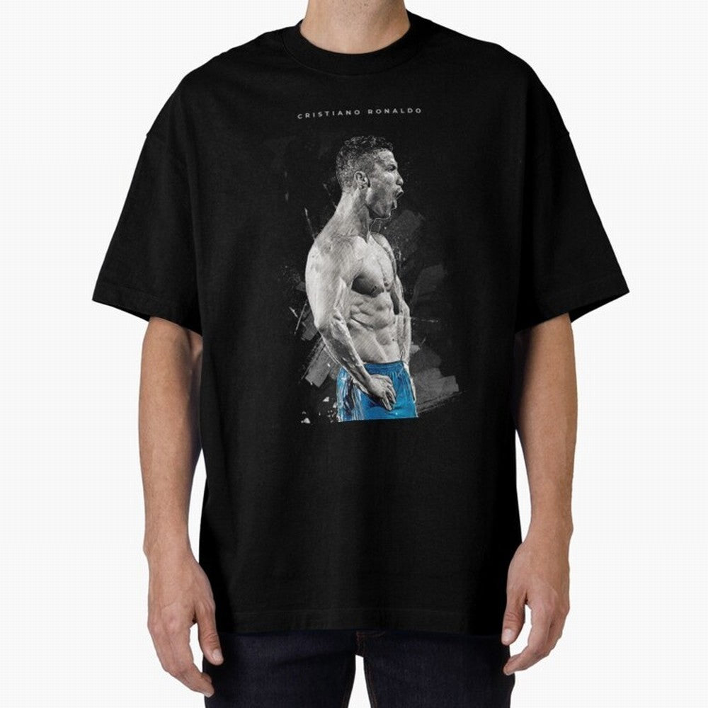 Cristiano Ronaldo Cristiano Ronaldo Oversized T-Shirt Make Game Day About FIFA World Cup 2026 USA Canada Mexico Spirit, Connected to Argentina, France and Brazil, Messi, Classic Soccer Heritage, Championship Pressure, Fan Loyalty and International