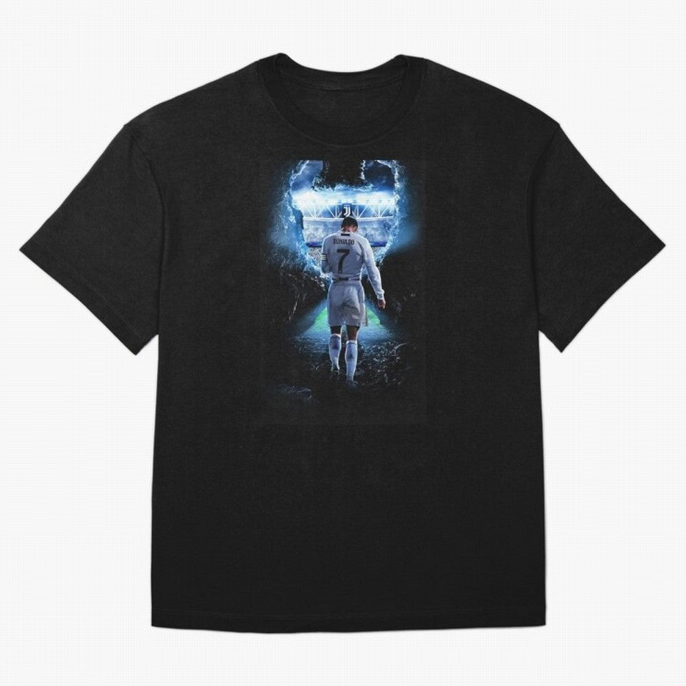 Football player Oversized T-Shirt Keep the Legacy of FIFA World Cup 2026 Group Stage Connected to CR7, England Energy, Goal Celebration Energy, Supporter Heritage, Football Icons and Worldwide Tournament Joy; Ideal for Football Dads, Football Moms,