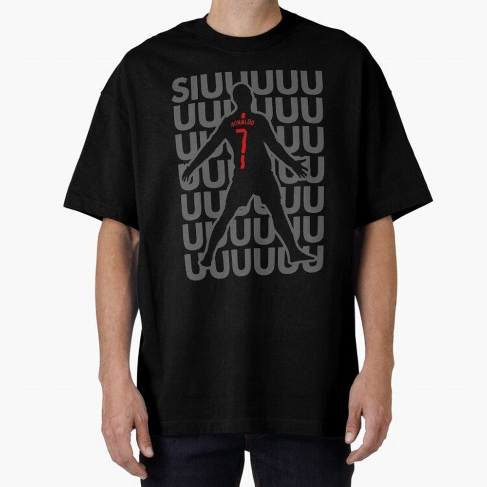 Cristiano Ronaldo 7 Classic Oversized T-Shirt Celebrate Global Football Passion for FIFA World Cup 2026 Group Stage, Made for Cristiano Ronaldo, Haaland and CR7, Brazil, Tournament Hype, Historic Matchups, Family Viewing Parties and Global Sports