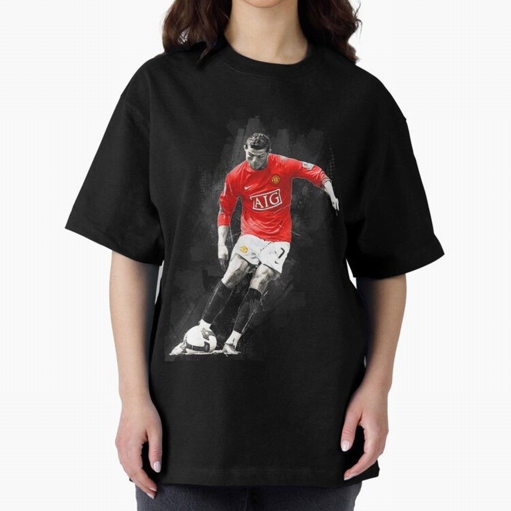 Cristiano Ronaldo Cristiano Ronaldo Oversized T-Shirt Celebrate Global Passion for Match Day Hype around FIFA World Cup 2026 USA Canada Mexico, Messi and Cristiano Ronaldo, Brazil, Stadium Memories, Football Loyalty, International Chants and