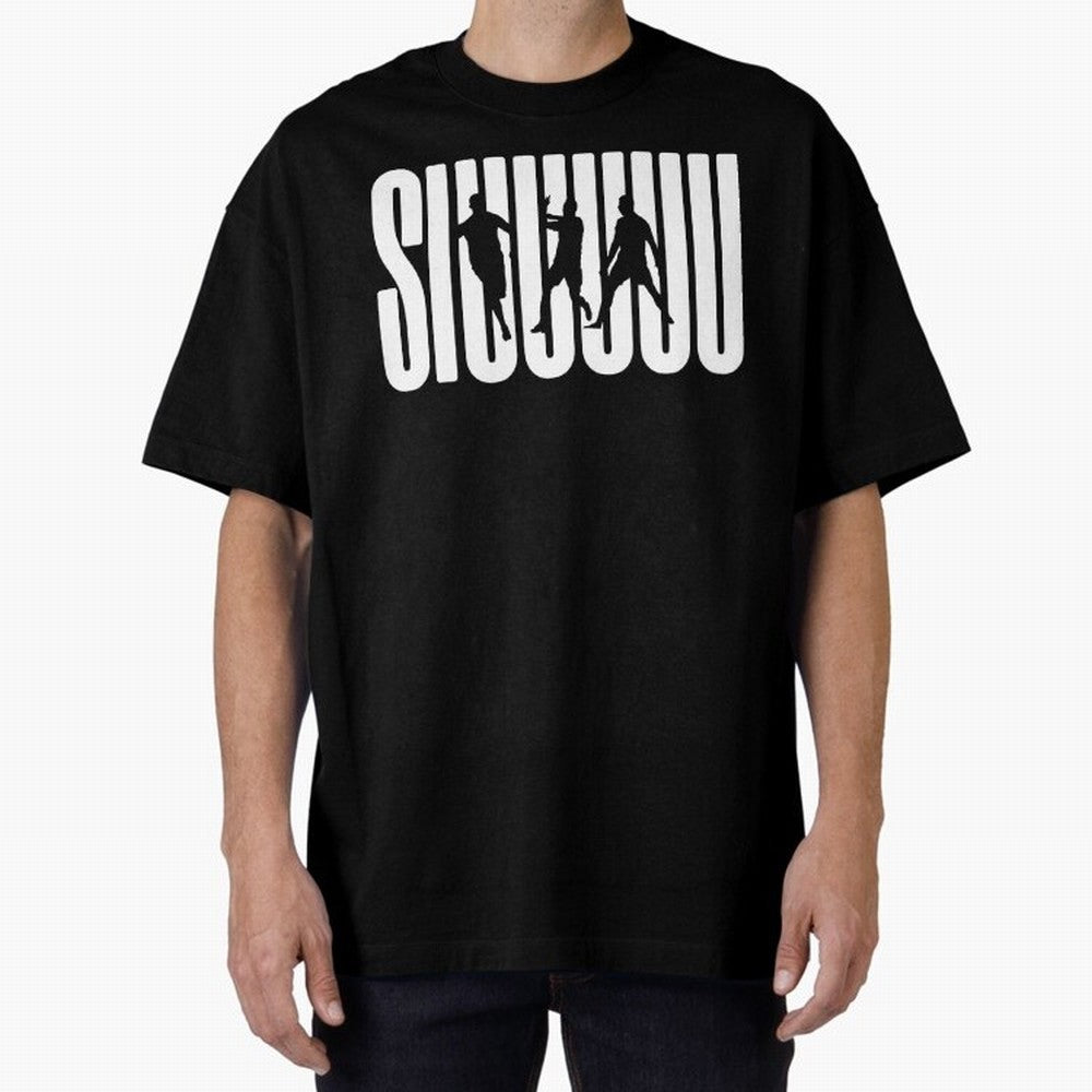 Siuuu Cristiano ronaldo CR7 funny Oversized T-Shirt Celebrate the Road through Match Day Hype around FIFA World Cup 2026, CR7, Spain and Netherlands, Stadium Chants, National Pride, Trophy Dreams and Unforgettable Football Memories; Perfect for