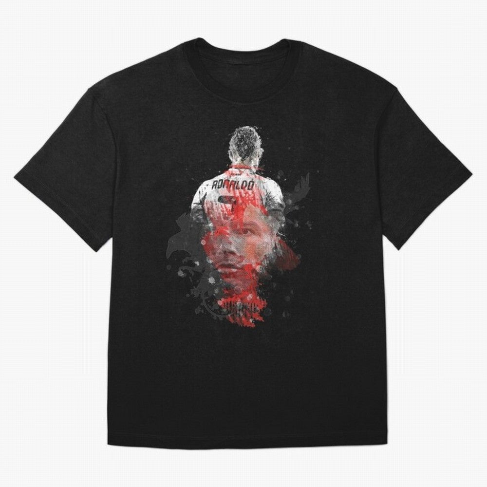 Cristiano Ronaldo Cristiano Ronaldo Oversized T-Shirt Join the Global Buzz around FIFA World Cup 2026 Spirit, with Germany, Messi, Match Day Excitement, Supporter Culture, Golden Goals and Global Football Passion; Made for Die Hard Supporters,