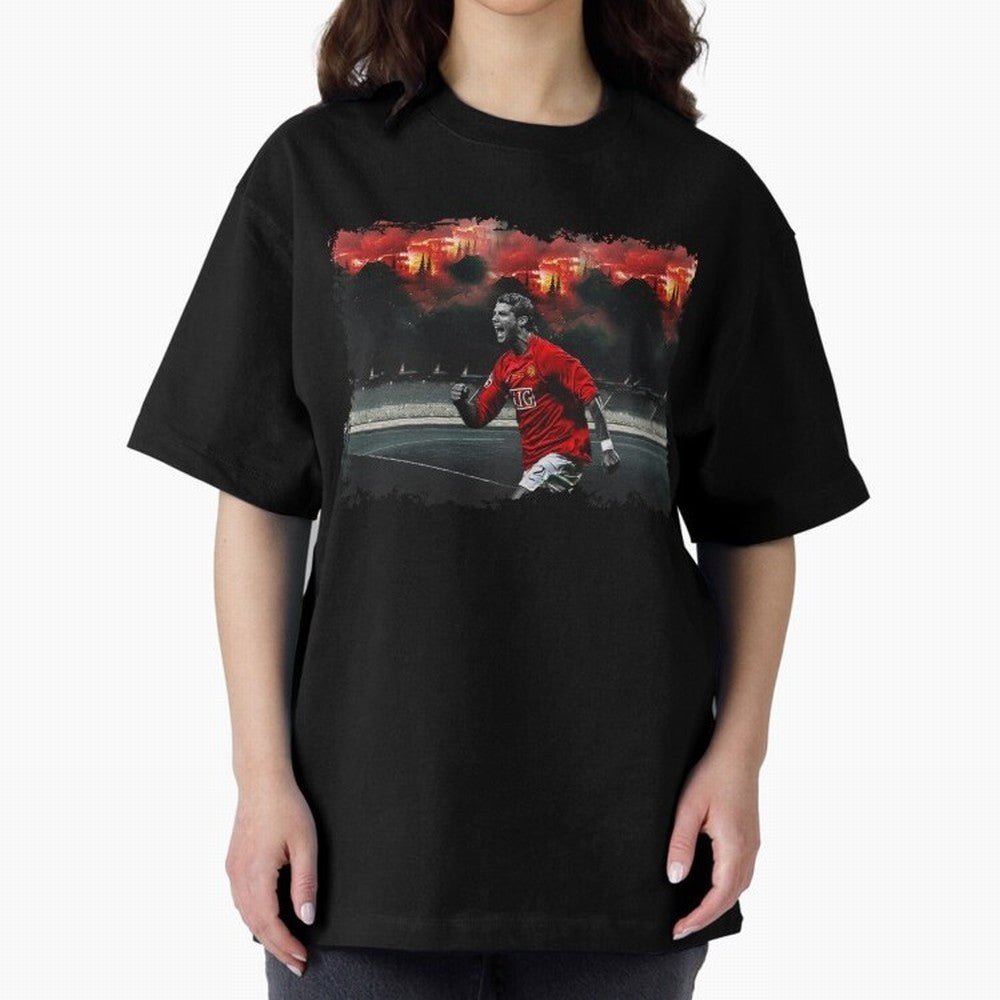 Cristiano Ronaldo Manchester 8K Oversized T-Shirt Make Every Kick Count in the FIFA World Cup 2026 USA Canada Mexico Journey through Messi Highlights, England, France and Netherlands Pride, Global Supporter Spirit, Legendary Goals, National Colors