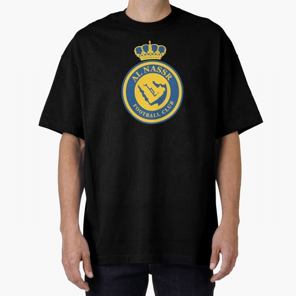 Al-Nassr Football Club - Oversized T-Shirt Support FIFA World Cup 2026 Group Stage Spirit, Built around Argentina and Brazil, Cristiano Ronaldo, Football Passion, Legendary Performances, Festival Vibes and Supporter Community; Perfect for