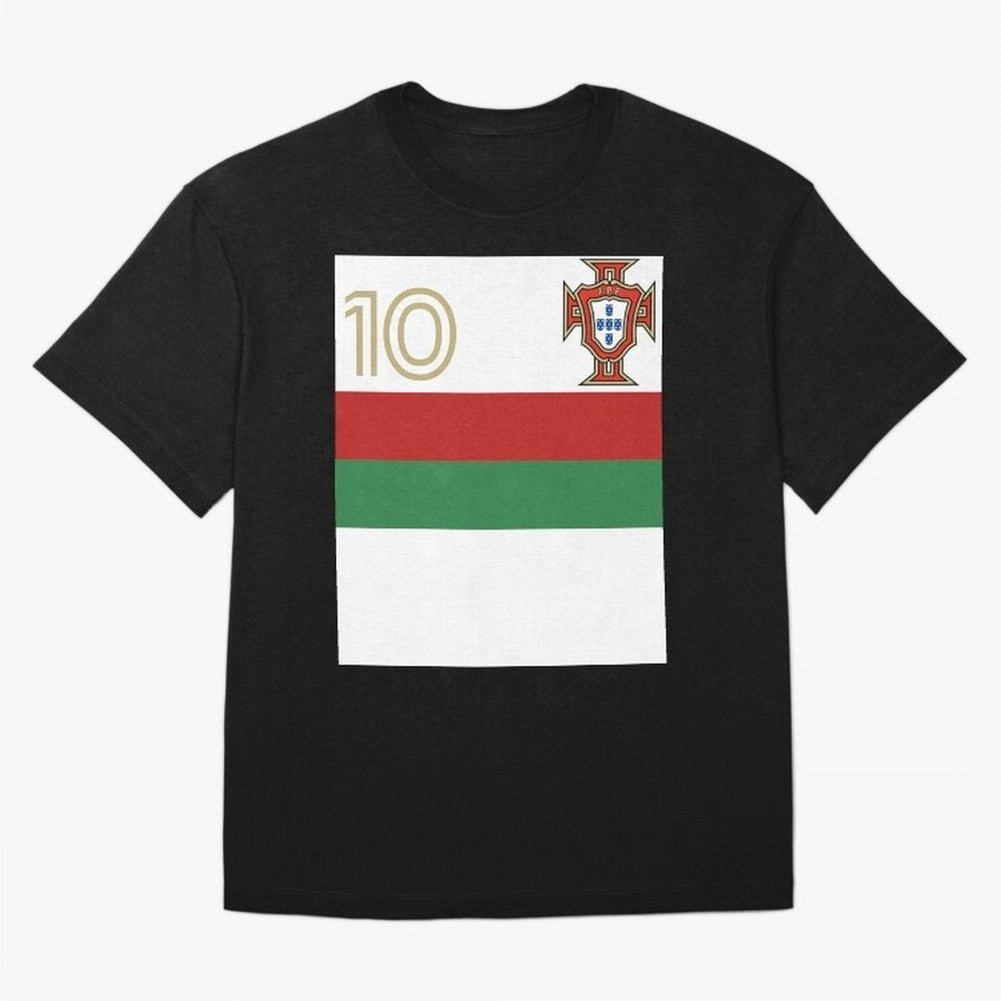 Portugal | 2026 World Cup Fan Apparel Oversized T-Shirt Celebrate National Team Dreams in FIFA World Cup 2026 Group Stage for Fans of Cristiano Ronaldo and Spain and Netherlands, Bringing Classic Soccer Heritage, Championship Pressure, Fan Loyalty