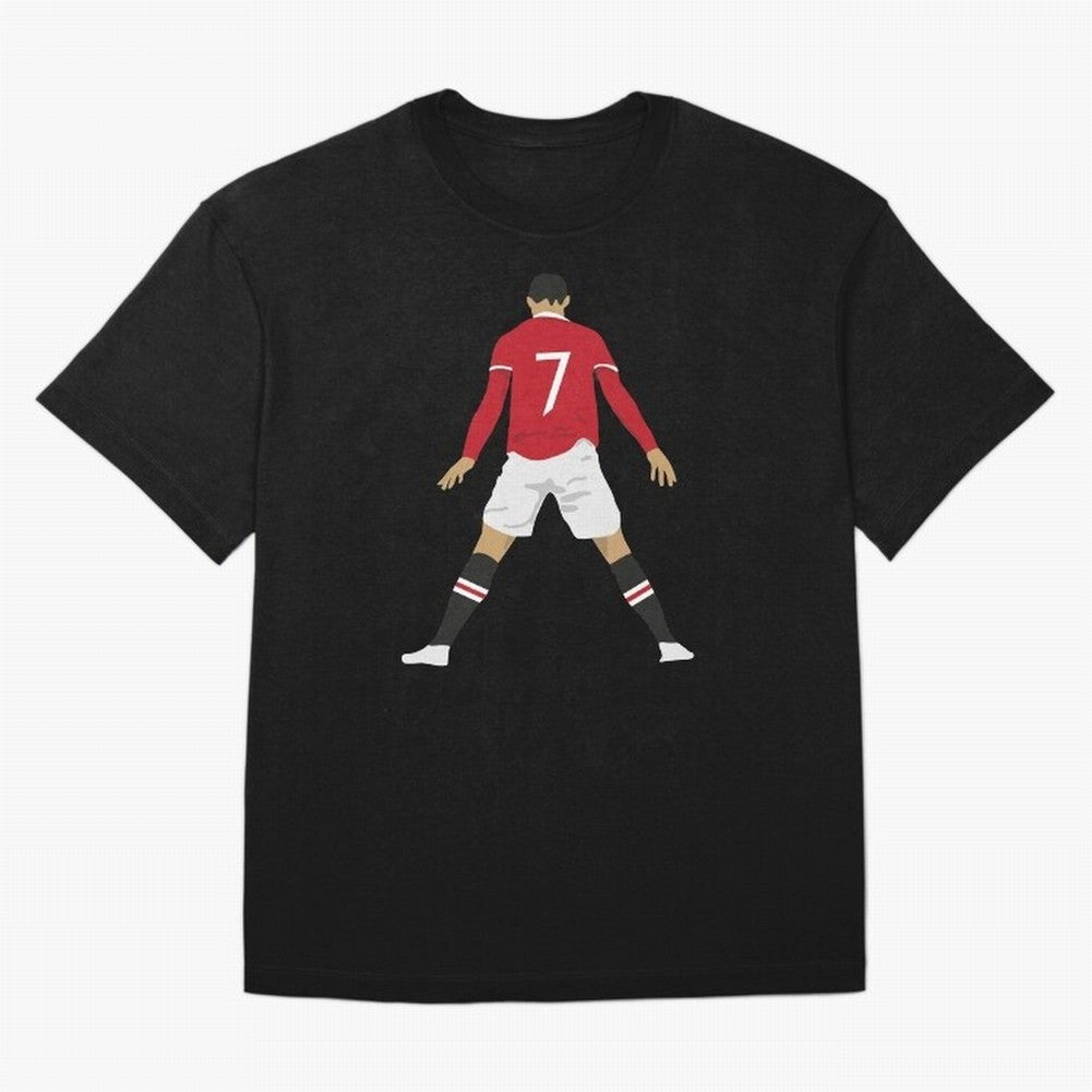 CR7 Man U | SIIIIIUUUUUUU (Celebration) Oversized T-Shirt Feel the FIFA World Cup 2026 Journey through CR7 Highlights, Germany Pride, Classic Soccer Heritage, Championship Pressure, Fan Loyalty and International Pride; Perfect for Supporters Who