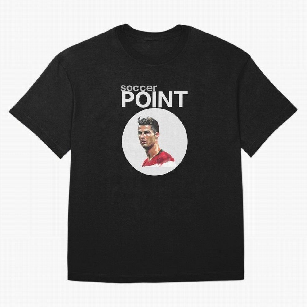 soccer POINT Oversized T-Shirt Show Your Tournament Heart for FIFA World Cup 2026 USA Canada Mexico for Fans of Neymar, Haaland and Cristiano Ronaldo and England and Germany, Bringing Stadium Memories, Football Loyalty, International Chants and