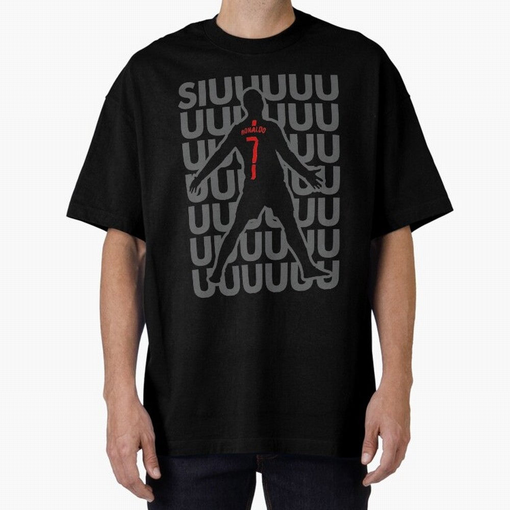 Cristiano Ronaldo 7 Oversized T-Shirt Turn Up for the FIFA World Cup 2026 Journey through Neymar Highlights, Argentina, France and Brazil Pride, Fan Favorite Moments, National Team Passion, Big Match Drama and Soccer History; Perfect for People Who
