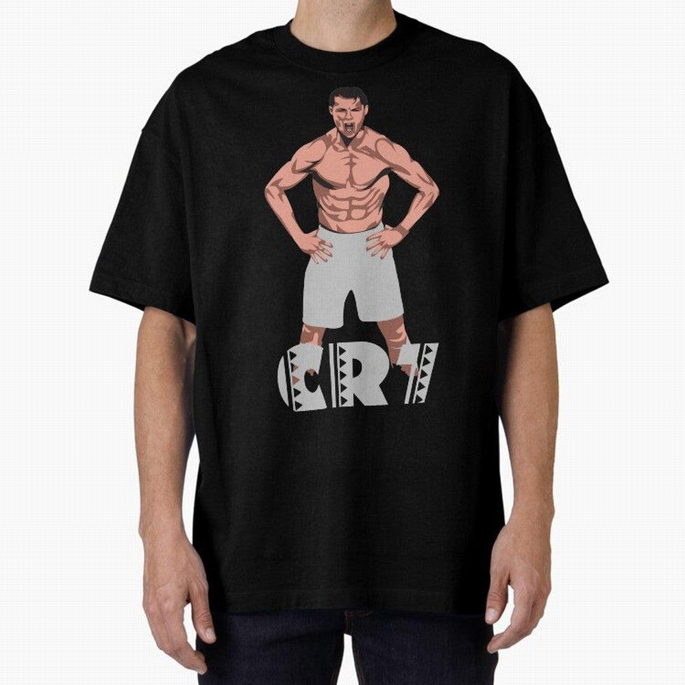 BEST - Cristiano Ronaldo Oversized T-Shirt Mark FIFA World Cup 2026 Spirit, Inspired by Argentina, France and Brazil, Messi and Cristiano Ronaldo, Football Passion, Legendary Performances, Festival Vibes and Supporter Community; Ideal for Fans Who