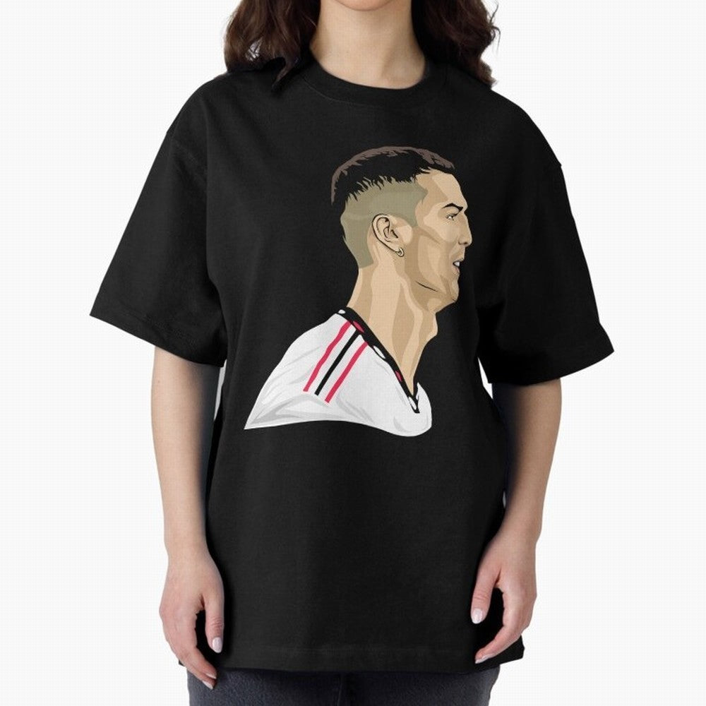 C Ronaldo - Iconic Oversized T-Shirt Back Your Heroes with Global Football Passion for FIFA World Cup 2026 USA Canada Mexico, Built around Mbappe and Neymar, Argentina, France and Brazil, Classic Soccer Heritage, Championship Pressure, Fan Loyalty