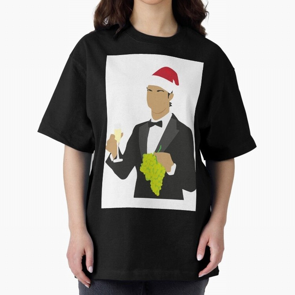 Cristiano Ronaldo enjoing Christmas iPhone Case & Cover| Cr7 gift Oversized T-Shirt Build FIFA World Cup 2026 for Fans of Neymar and Germany, Bringing Football Passion, Legendary Performances, Festival Vibes and Supporter Community; Great for