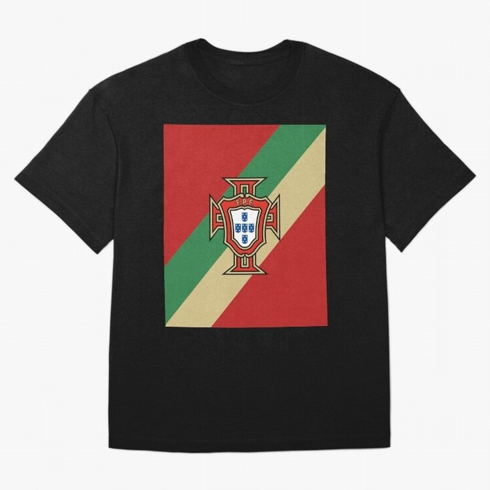 Portugal | 2026 World Cup Fan Apparel Oversized T-Shirt Relive FIFA World Cup 2026 for Fans of Haaland and France, Bringing Retro Football Energy, Iconic Rivalries, Trophy Chase Drama and Stadium Atmosphere; Great for Supporters Who Love Legendary