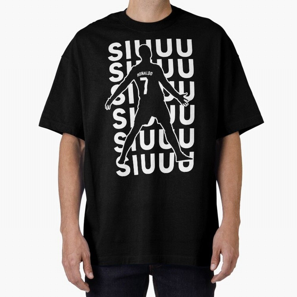 siuuu ronaldo Cristiano CR7 memes MUFC Oversized T-Shirt Live for the Drama of Match Day Hype around FIFA World Cup 2026, Neymar, Haaland and Cristiano Ronaldo, Spain and Netherlands, Classic Soccer Heritage, Championship Pressure, Fan Loyalty and