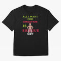 All i want for christmas is siuuu Oversized T-Shirt Bring Supporter Culture to Global Football Passion for FIFA World Cup 2026 Group Stage, Driven by Haaland, England, Championship Spirit, Famous Goals, Roaring Crowds and International Football