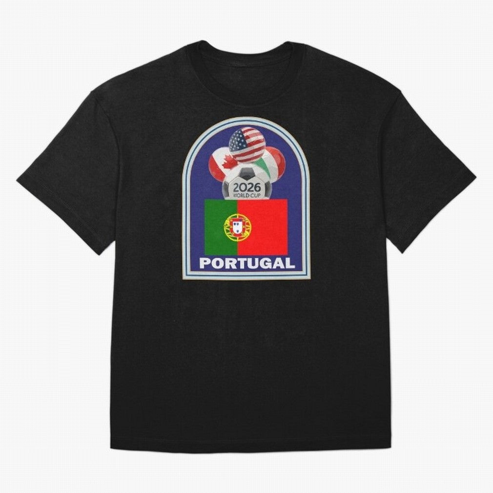 Portugal 2026 Soccer T-shirt Oversized T-Shirt Turn Every Weekend Toward the FIFA World Cup 2026 Journey through Cristiano Ronaldo Highlights, Germany Pride, Fan Favorite Moments, National Team Passion, Big Match Drama and Soccer History; Perfect