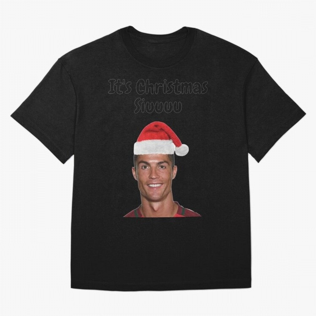 Cristiano Ronaldo Siuuu Funny Christmas Sweater Oversized T-Shirt Experience the Global Stage of Global Football Passion for FIFA World Cup 2026 Group Stage, with Cristiano Ronaldo, Netherlands, Soccer Culture, Superstar Moments, National Team