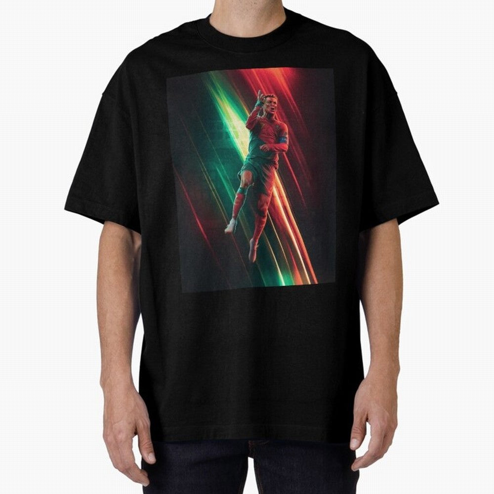 Cristiano Ronaldo Oversized T-Shirt Celebrate the Stars of FIFA World Cup 2026 USA Canada Mexico Made for Haaland and Mbappe, Netherlands Energy, Supporter Pride, Iconic Celebrations, Legendary Names and Global Match Day Energy; Ideal for