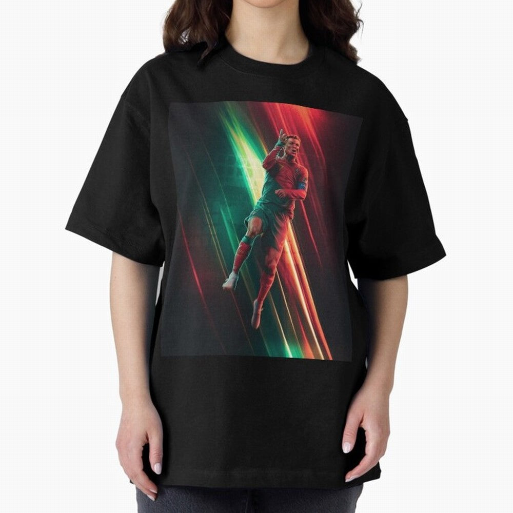 Cristiano Ronaldo Oversized T-Shirt Celebrate the Stars of FIFA World Cup 2026 USA Canada Mexico Made for Haaland and Mbappe, Netherlands Energy, Supporter Pride, Iconic Celebrations, Legendary Names and Global Match Day Energy; Ideal for