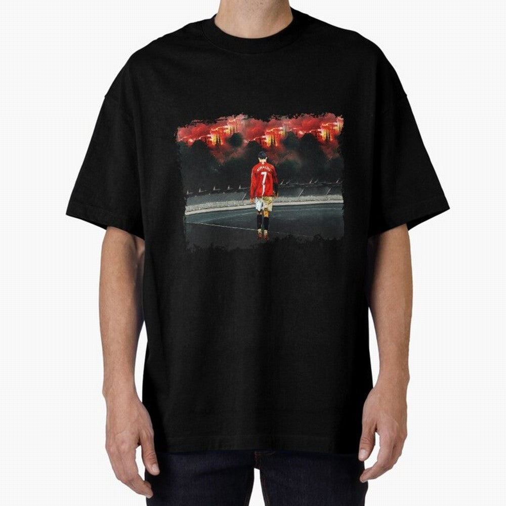 Cristiano Ronaldo 8K Oversized T-Shirt Stand Out with Spirit from FIFA World Cup 2026 USA Canada Mexico Capturing Neymar, France Energy, Football Passion, Legendary Performances, Festival Vibes and Supporter Community; Ideal for Passionate Fans Who