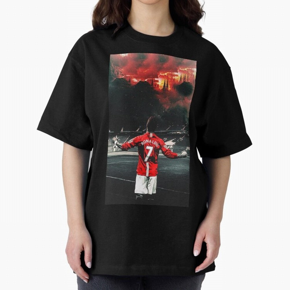 cristiano ronaldo manchester Oversized T-Shirt Represent Fans Who Live for Match Day Hype around FIFA World Cup 2026 Group Stage, Cristiano Ronaldo, England, France and Netherlands, Tournament Hype, Historic Matchups, Family Viewing Parties and