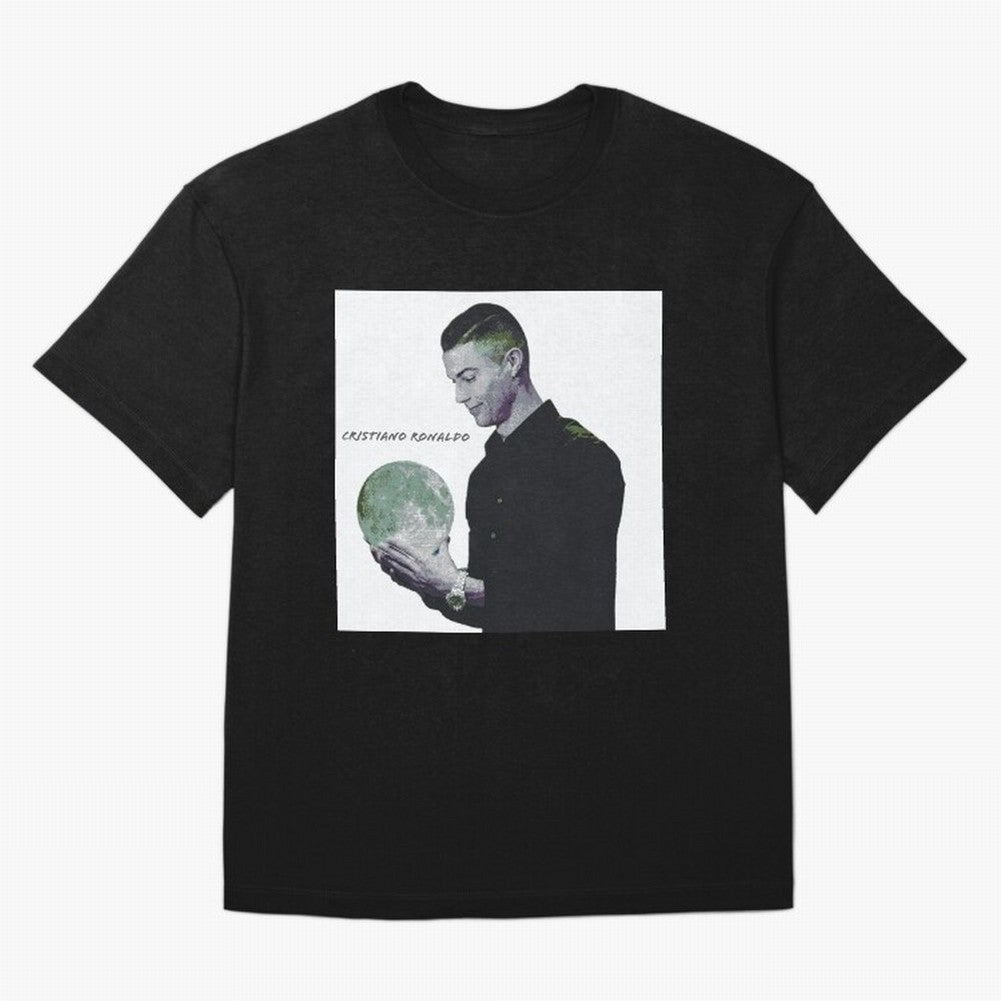 Cristiano Ronaldo art illustration. Cristiano Ronaldo sketch art Oversized T-Shirt Join Supporters Worldwide for FIFA World Cup 2026 Group Stage Capturing Messi, Neymar and Mbappe, England and Germany Energy, Goal Celebration Energy, Supporter