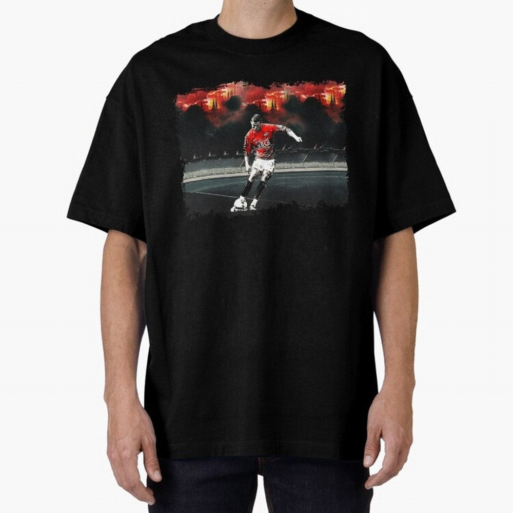 Cristiano Ronaldo 2008 Shoot 8K Oversized T-Shirt Show Support during FIFA World Cup 2026 Spirit, with Argentina and Brazil, Neymar, Haaland and Cristiano Ronaldo, Retro Football Energy, Iconic Rivalries, Trophy Chase Drama and Stadium Atmosphere;